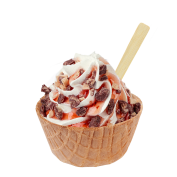 Sundae Extra Erdbeeren KitKat,Soft Ice Corner,Angelo,Good Choice;Klein 3,35 - Gross 3,85