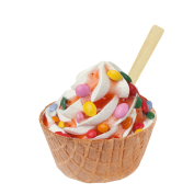 Sundae Extra Erdbeeren Choco Mini,Soft Ice Corner,Angelo,Good Choice;Klein 3,35 - Gross 3,85