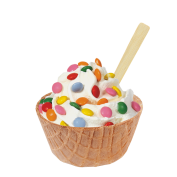 Sundae Extra Choco mini,Soft Ice Corner,Angelo,Good Choice;Klein 3,35 - Gross 3,85